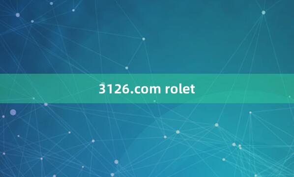 3126.com rolet