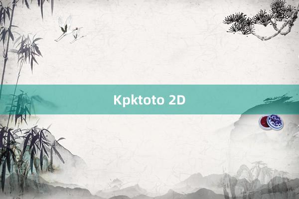 Kpktoto 2D