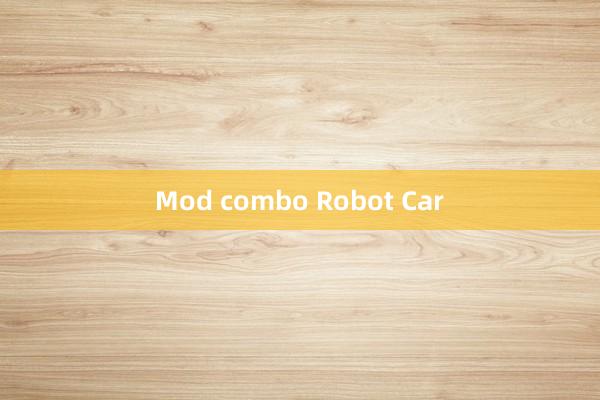 Mod combo Robot Car