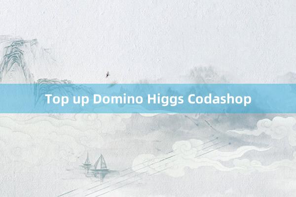 Top up Domino Higgs Codashop