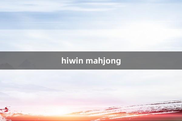 hiwin mahjong