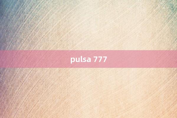 pulsa 777