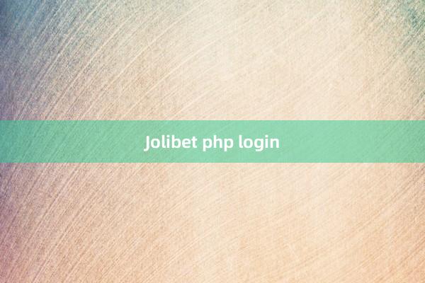 Jolibet php login